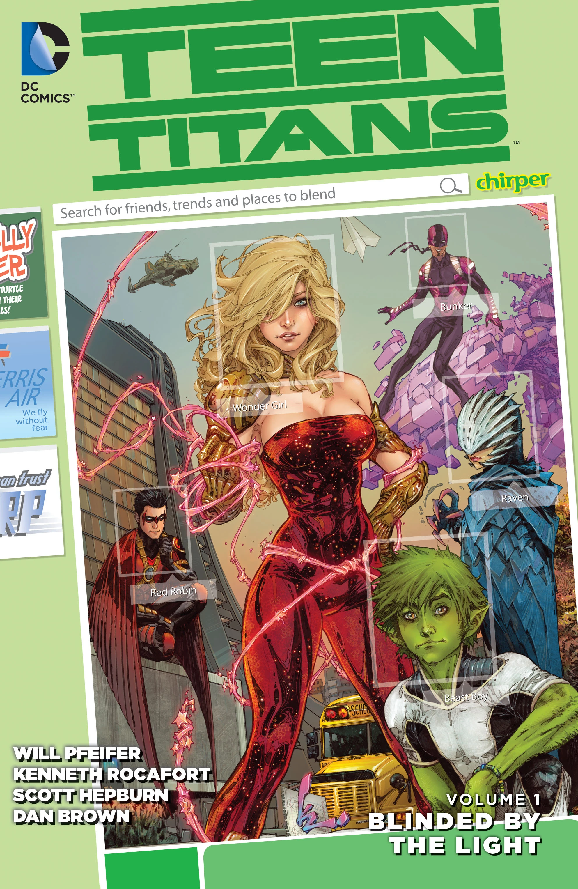 Teen Titans Vol. 1: Blinded by the Light (DC, 2015) cover